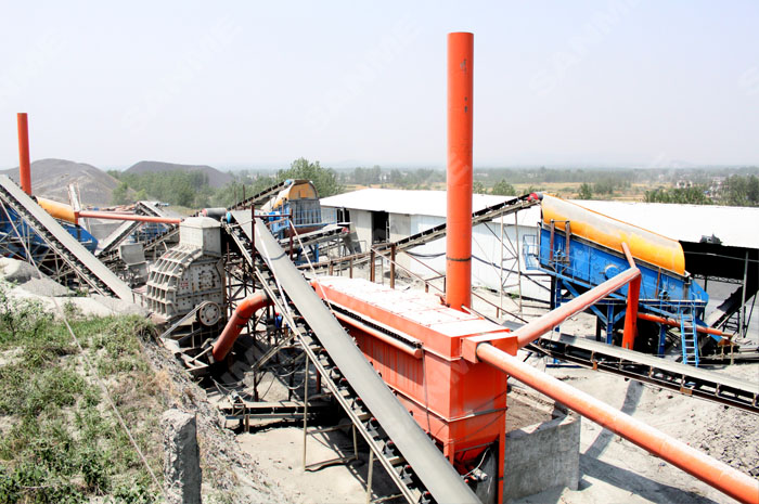 江蘇南京時(shí)產(chǎn)500噸玄武巖制砂生產(chǎn)線(xiàn)