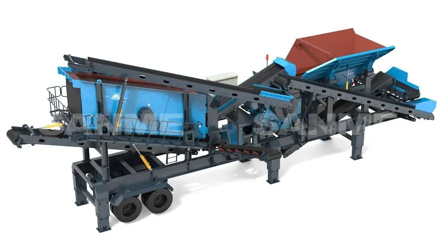 時(shí)產(chǎn)值近600萬！山美移動(dòng)式破碎篩分一體站助力江蘇高碳鉻鐵礦破碎項(xiàng)目建設(shè)