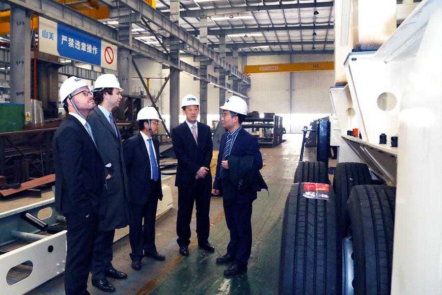 信心滿滿|德國SK集團新任董事長蒞臨山美股份參加合資公司年度董事會