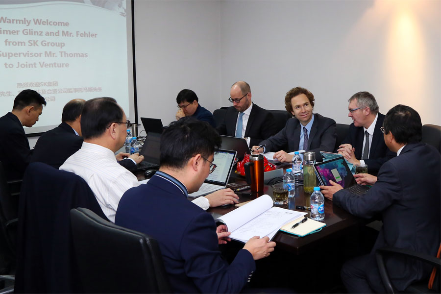 信心滿滿|德國SK集團新任董事長蒞臨山美股份參加合資公司年度董事會