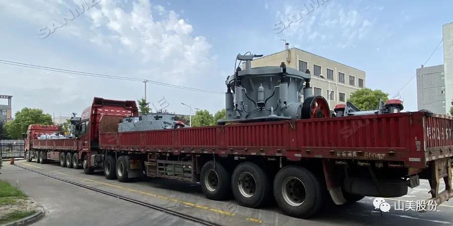 發(fā)貨季｜山美股份高性能破碎篩分裝備發(fā)往江西，助力當?shù)鼗椖拷ㄔO及建筑固廢資源化