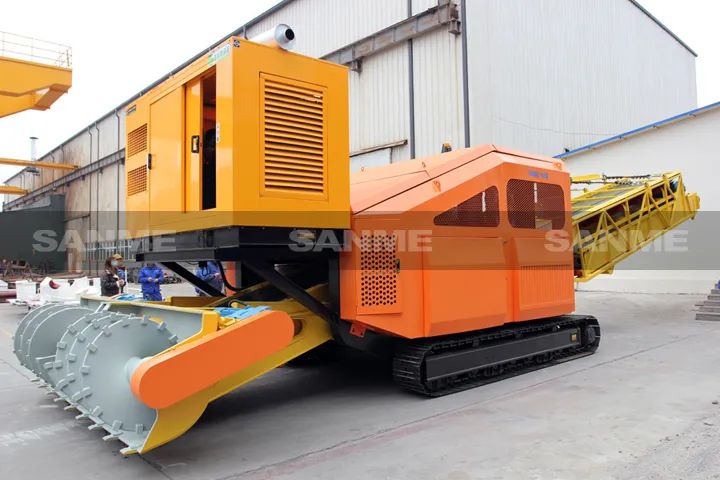 顛覆傳統(tǒng)裝車方式，山美履帶式取料機(jī)助您實現(xiàn)降本增效、節(jié)能減排！