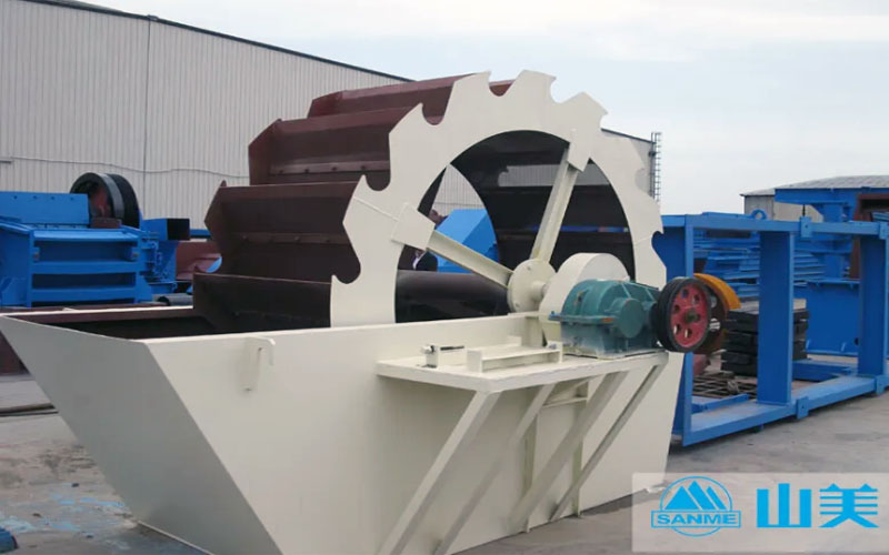 高效輪式洗砂機(jī)，洗凈度高，產(chǎn)量大！