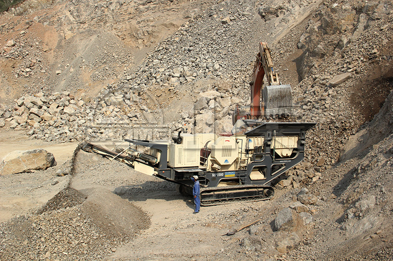 履帶式顎式移動破碎站專破堅硬、強磨蝕性物料