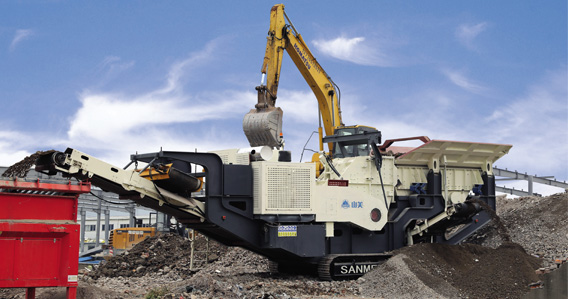 我國建筑垃圾日益嚴重，建筑垃圾移動式破碎機領域面臨新的發(fā)展機遇。