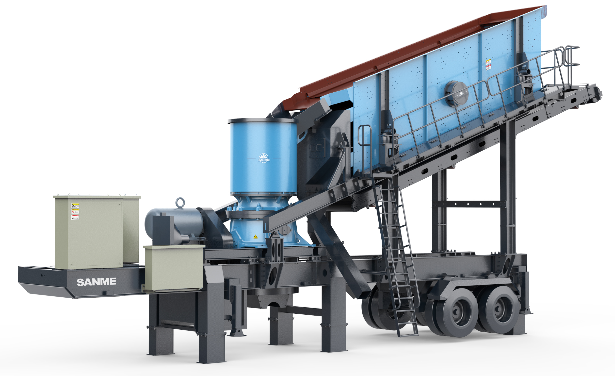 移動破碎機(jī)相對于常規(guī)破碎機(jī)有什么性能上的優(yōu)點？