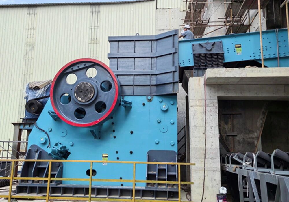 再創(chuàng)佳績！上海山美股份JC771超1800噸/小時大型顎破成功應(yīng)用于柳州祥云建材技改項目
